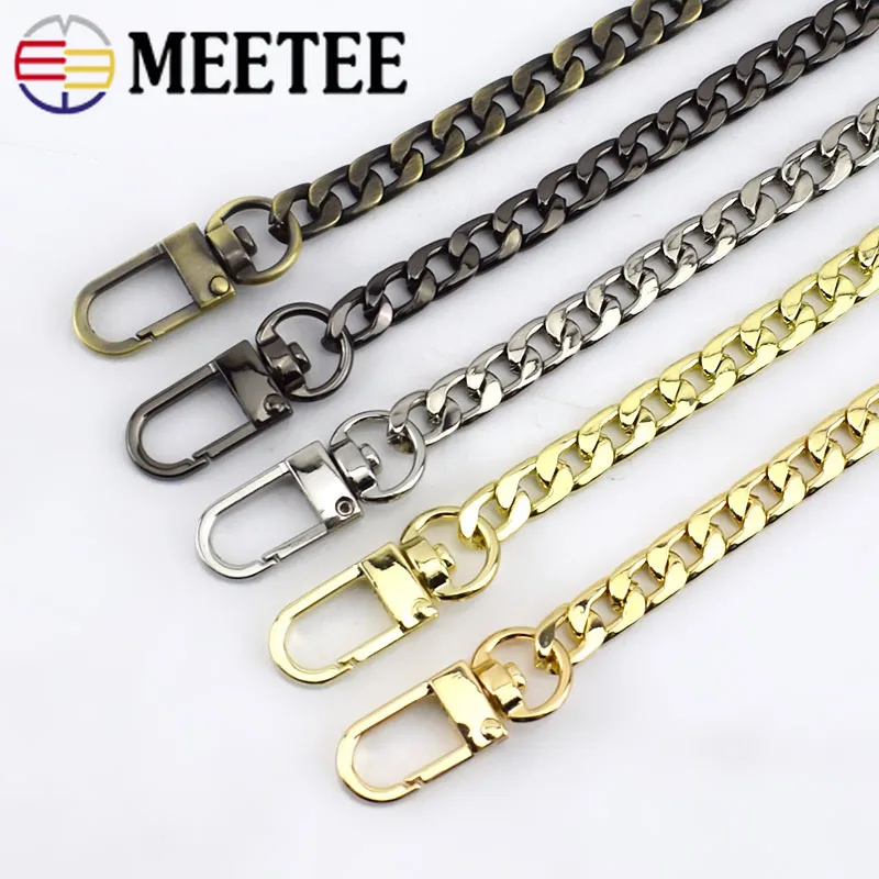 1 шт. Meetee 10 мм в переменного тока 50-130 см сумка с цепочкой застежка пряжкой DIY Замена