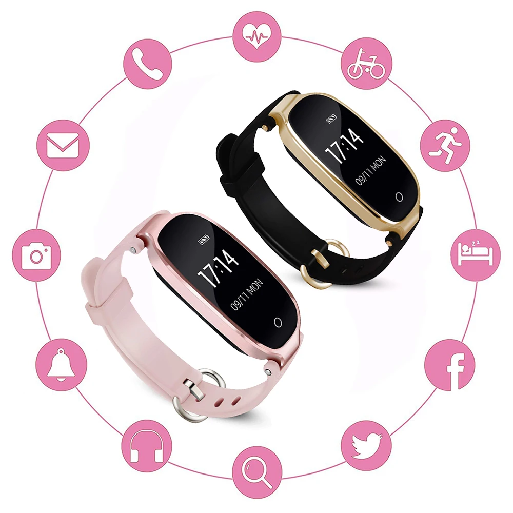 Смарт часы S3 Plus фитнес трекер монитор сердечного ритма водонепроницаемые