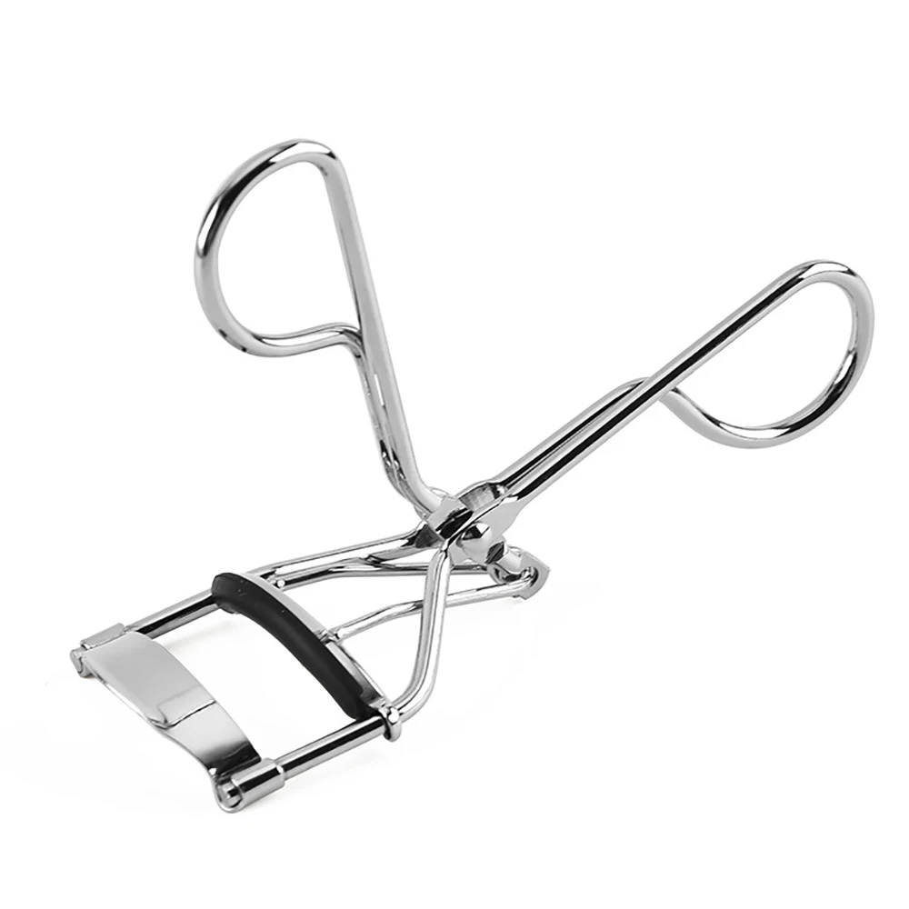 

1pc Professional Eyelash Curler Eye Lashes Curling Clip Silicone Strip Metal Handle Women Makeup Tools Cosmetic Accessories