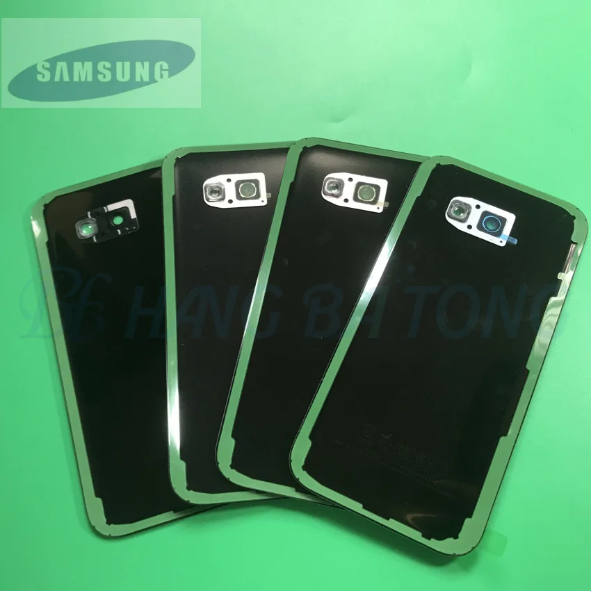 Samsung Galaxy A5 A520F A7 A720F A3 A320F задняя крышка со стеклянным корпусом чехол Замена двери батареи+ рамка для камеры