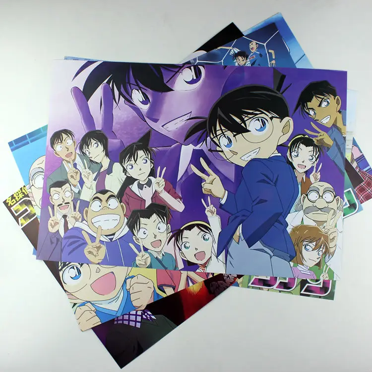 Набор постеров с персонажами мультфильма Конан 8 шт.|Игровые фигурки и