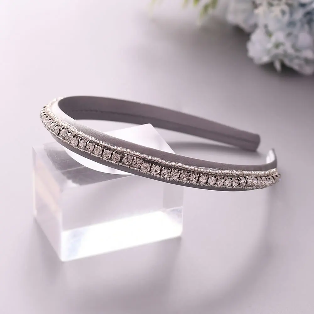 Женские свадебные головные уборы с жемчужным кристаллом и кубическим цирконием