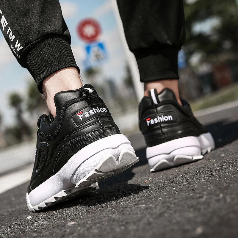 Мужские массивные мужские кроссовки обувь для папы на высокой платформе