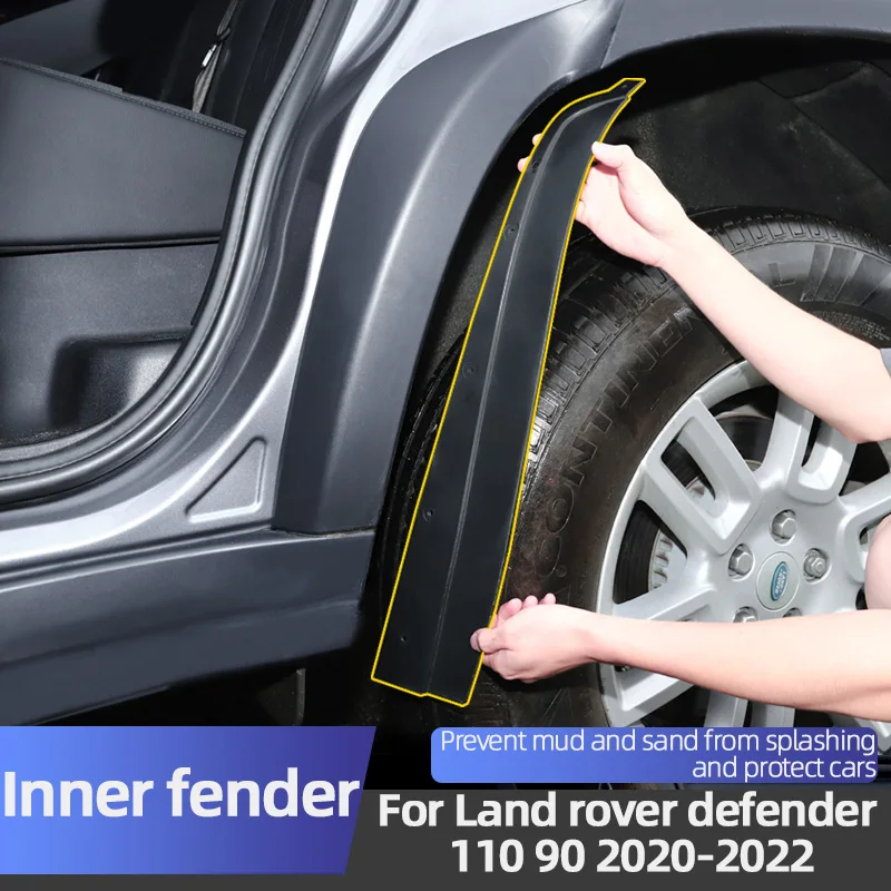 

Car Exterior Mudflaps Mud Flaps Splash Guards Mudguards For Land Rover Defender 110 90 2020-2022 Fender Dedicated Accessories