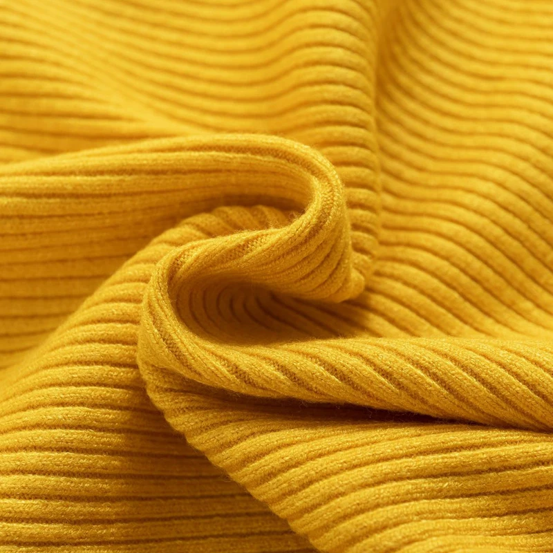 Женский свитер GOPLUS повседневный однотонный вязаный с высоким воротом на осень и