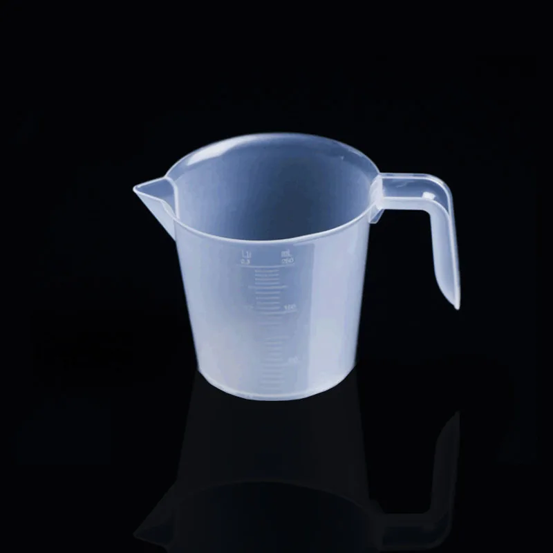 

0.25L Measuring Cup with Lid 250ml Thick Plastic Measuring Cup High Temperature Resistant Milk Tea Baking Measuring Cup with Sca