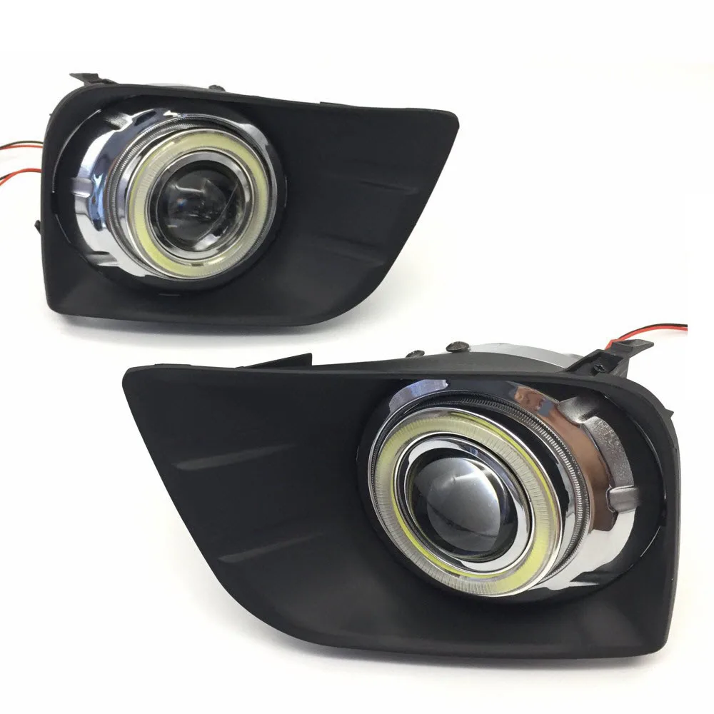EeMrke для Toyota Land Cruiser Prado 4000 LC150 FJ150 2009-2013 светодиодный Ангел глаз Противотуманные