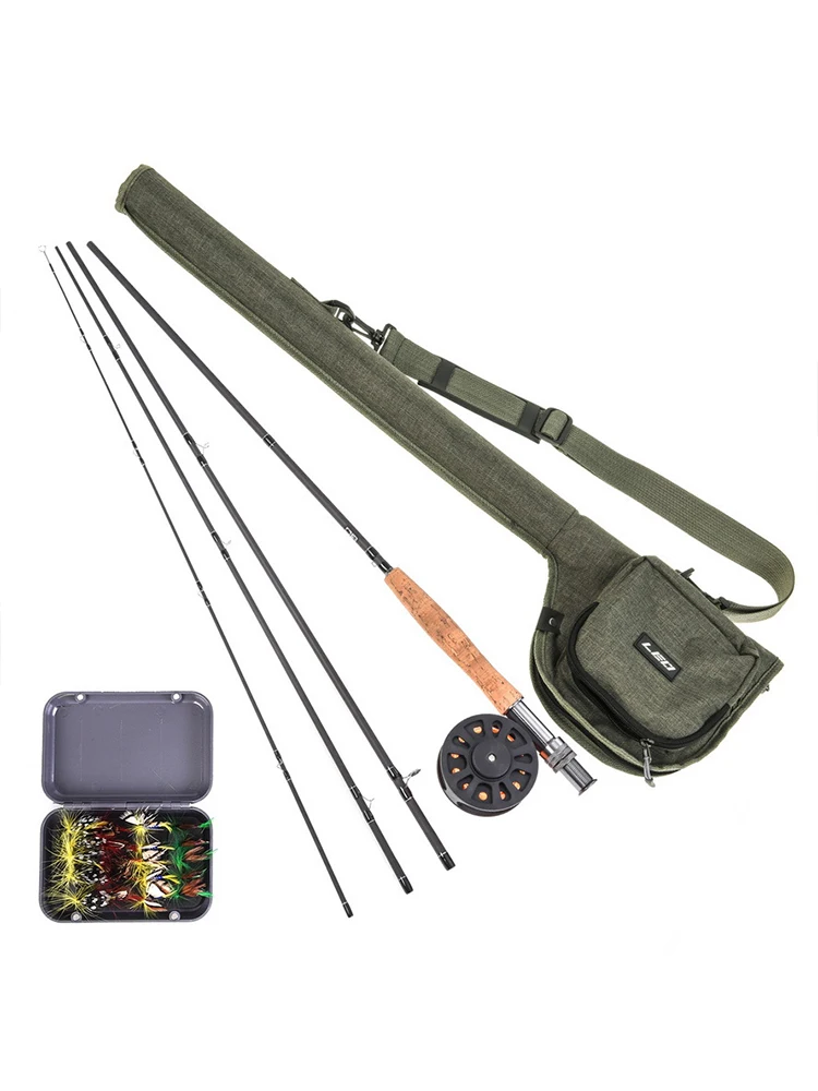 

Fly-fishing Combo Set Medium Speed Fly-fishing Rod Prewinding Telescopic Fishing Rod Reel Combo 5/67/8 Rod Set 2.74m