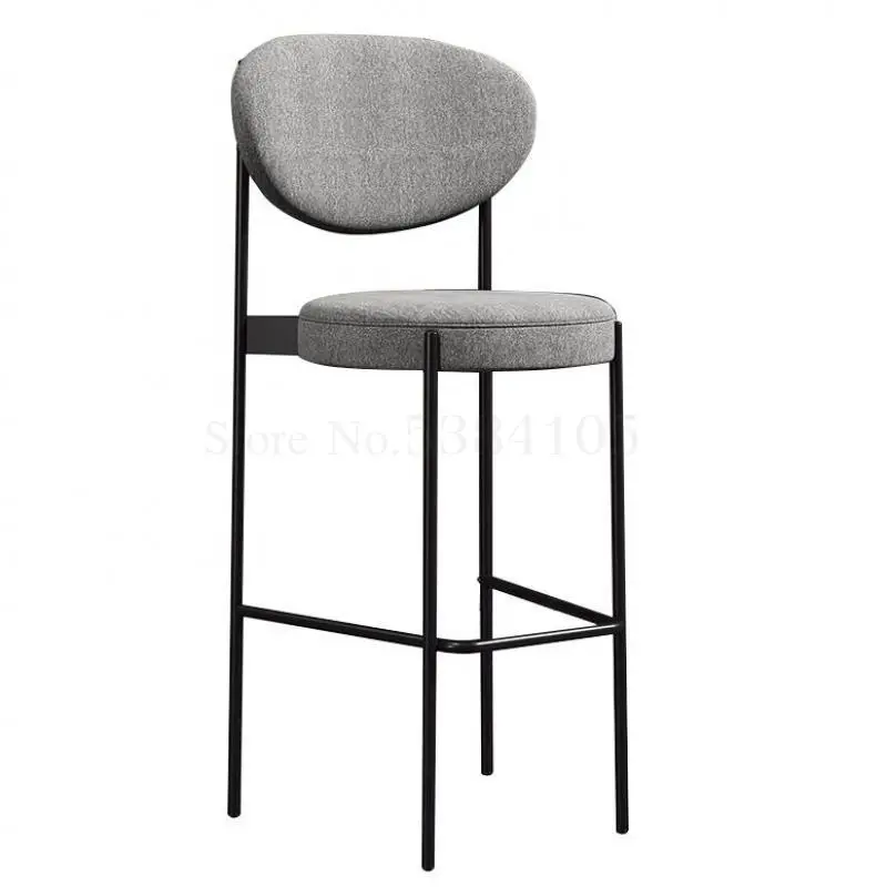 Скандинавский Железный барный стул домашний высокий модный креативный сетчатый