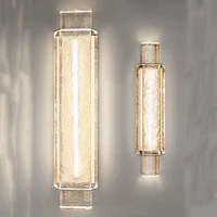 fkl modern crystal wall lamp background light living room bedroom creative aisle hotel lobby home decoration