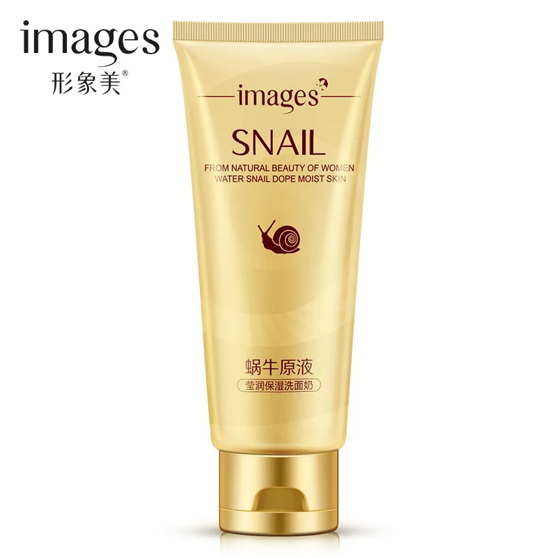 

IMAGES Snail Essence Cleansing Gel Deep Clean Shrink Pores Moisturizing Oil Control Whitening Face Skin Care 100g