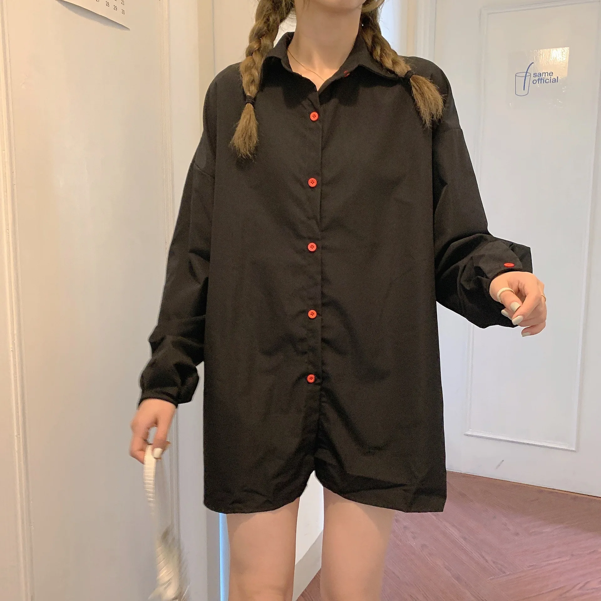 

Irisapparels Women Blouses 2020 New Design Casual Top Loose Thin White Shirt Camisas De Mujer Elegantes Oversize