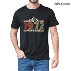 100% хлопок горы Туризм 1972 50 лет удивительные подарки на 50-й день рождения забавная Мужская новинка футболка женская Повседневная футболка