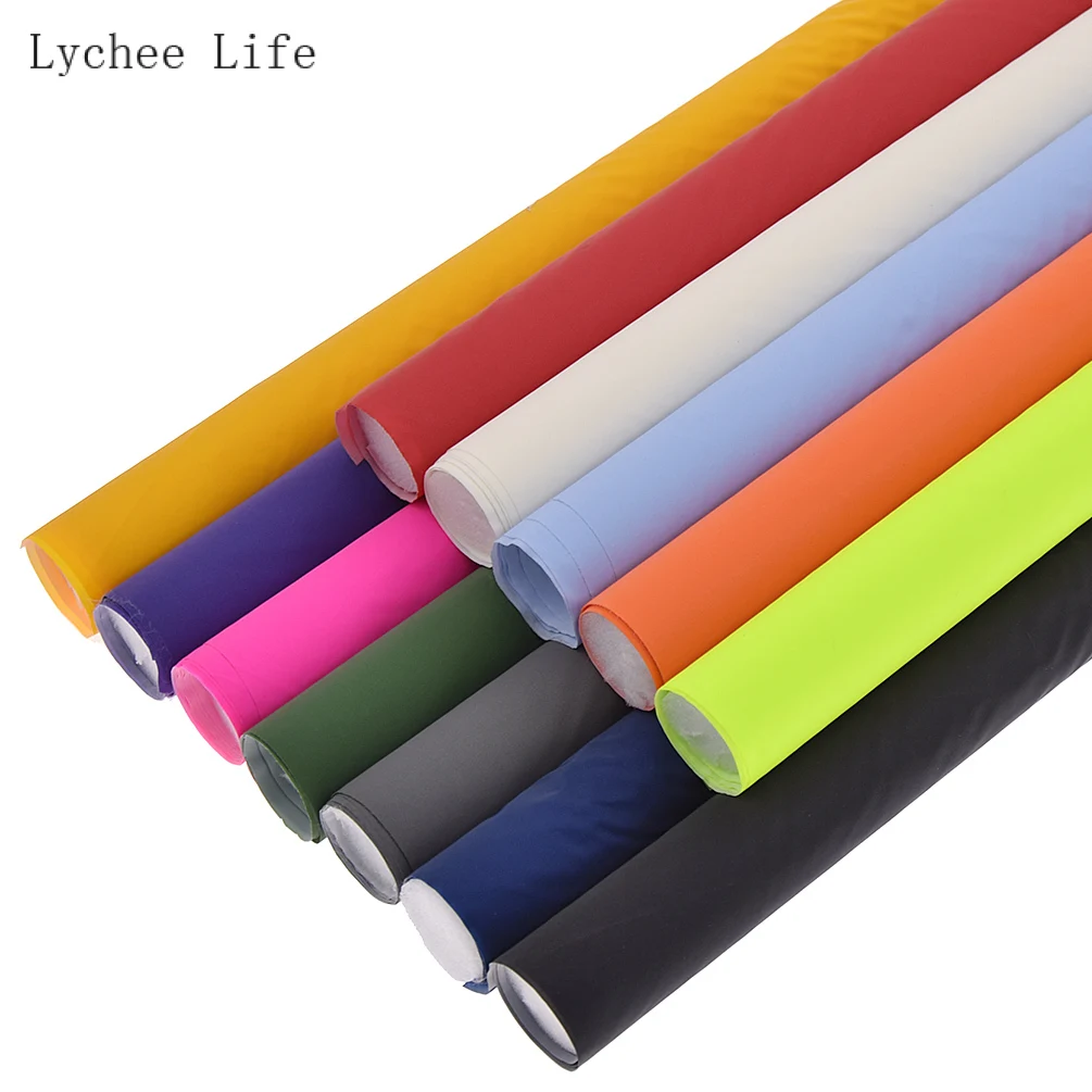 Lychee Life 135x50 см светоотражающая ткань для одежды блестящая однотонная отражающая