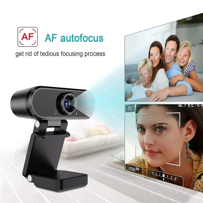 

HD 1080P Webcam PC Youtube Web Camera with Mic USB Cam for Computer Laptop Live Broadcast Video Calling Conference Work