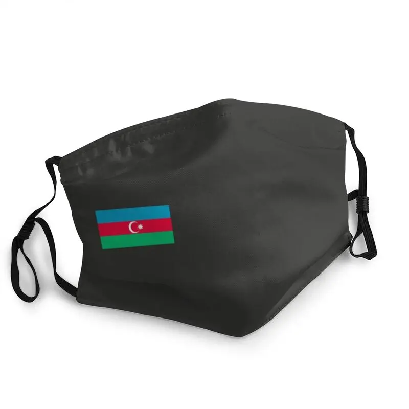 

Маска для взрослых, дышащая, Пылезащитная, азербайджанский флаг