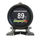 AUTOOL X60 HUD OBD2 дисплей Автомобильный Умный Цифровой Многофункциональный Будильник напряжение батареи воды масла датчик температуры Speedmeter Тахометр