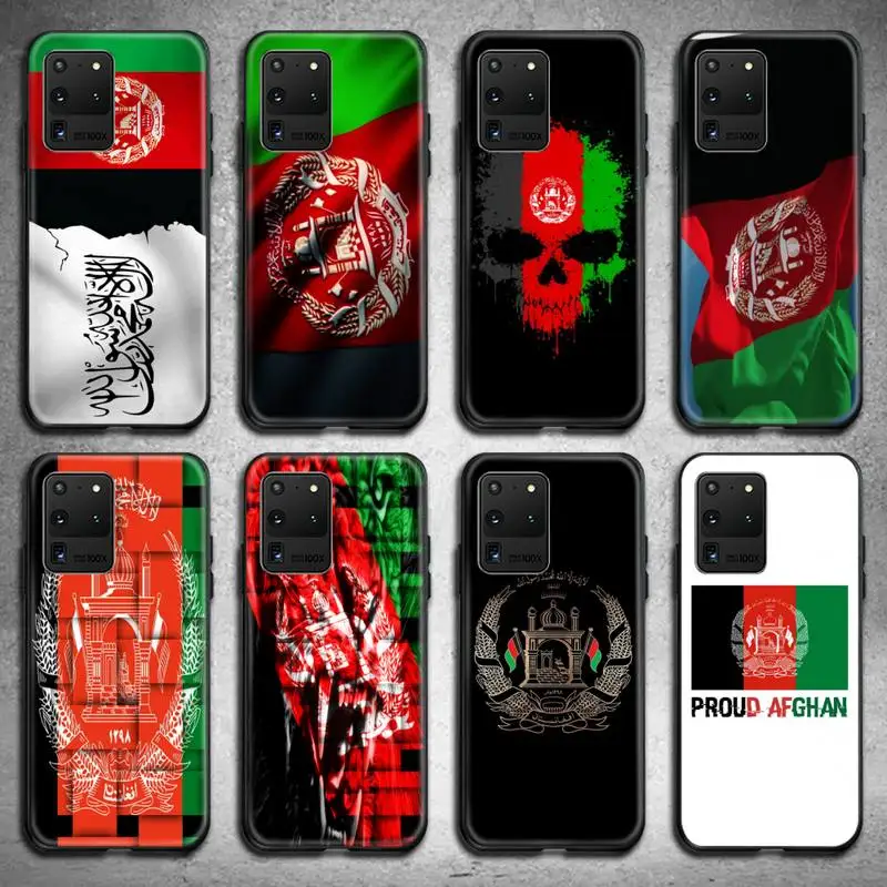 

Afghan Afghanistan Flag Phone Case For Samsung Galaxy S21 Plus Ultra S20 FE M11 S8 S9 plus S10 5G lite 2020