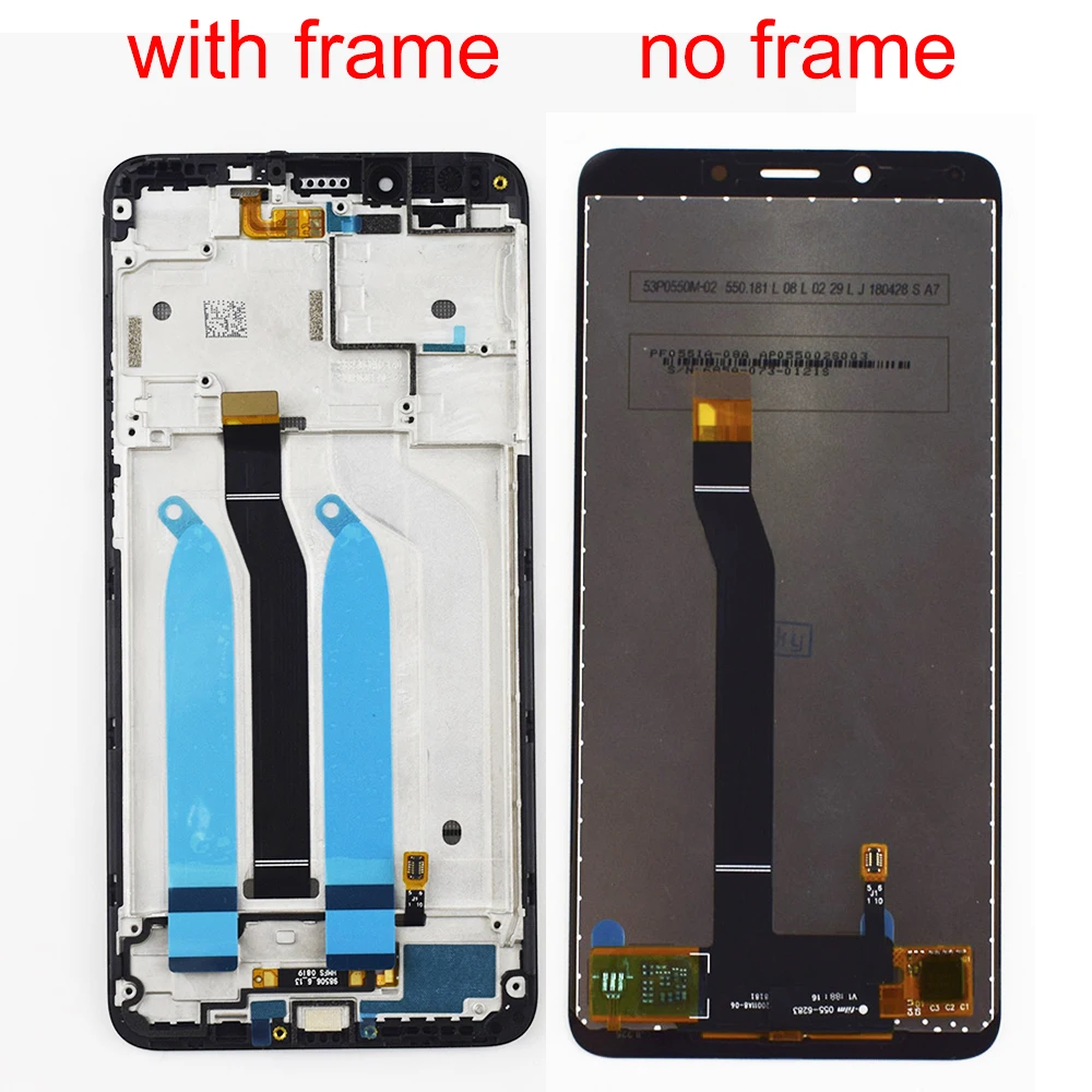Для Xiaomi Redmi 6A LCD дисплей для 6 сенсорный датчик экрана в сборе с разрешением рамки
