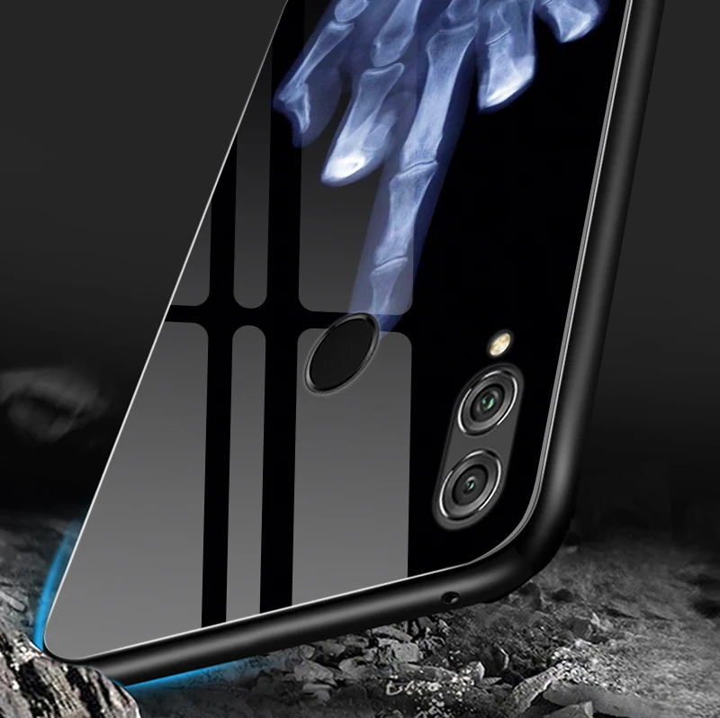 Для Huawei Honor 6X 7X 7C 7A 8A 8X9 облегченное закаленное стекло крышка Y6 Y9 Y7 премьер-профессионал Magic2 роскошный противоударный чехол для телефона