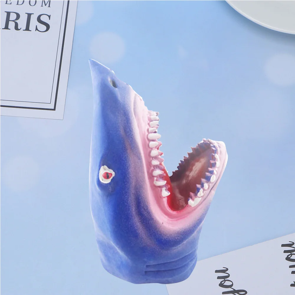 

1PC Simulated Ocean Shark Hand Puppet Shark Cartoon Story-telling Doll Props Parent-child Interactio