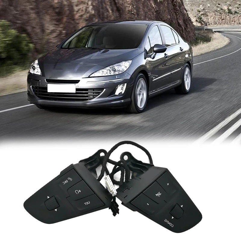 

Car Steering Wheel Multi-Function Button Key Switch for Peugeot 408 508 C3XR 9822109077
