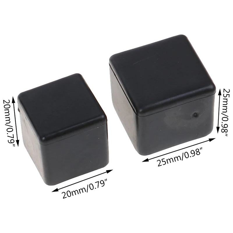 10 шт. квадратные силиконовые колпачки для ножек стула |