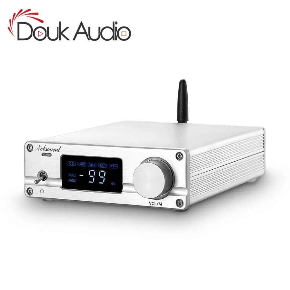 Стереопредусилитель Douk audio Hi Fi Bluetooth 5 0 предусилитель с затуханием басов реле