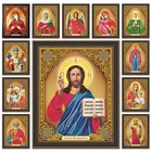 Картина для вышивки крестиком, религиозная, богородица Иисус, ангел, 3D Мозаика сделай сам, христианский портрет, полностью Квадратный бриллиант, 5D