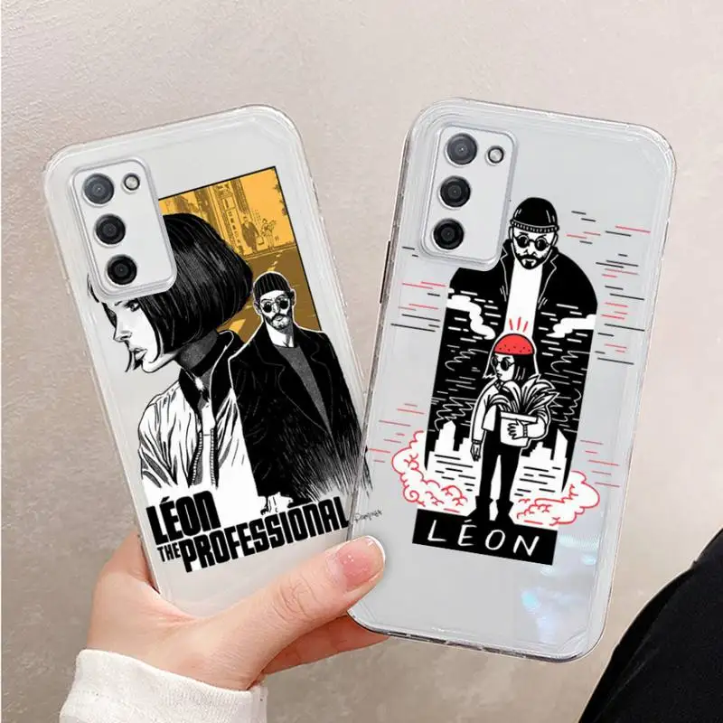 

Killer Leon movie Phone Case For Xiaomi Mi 11 Ultra Lite 10 Redmi Note 9 8 7 9a K30S K40 Pro Transparent Coque