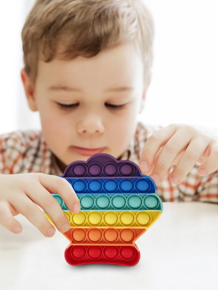 

Bubble Sensory Toy Fidgeting Popper Toy Stress Reliever Hand Toy Stress Relief Toy Suitable For Students Office Workers