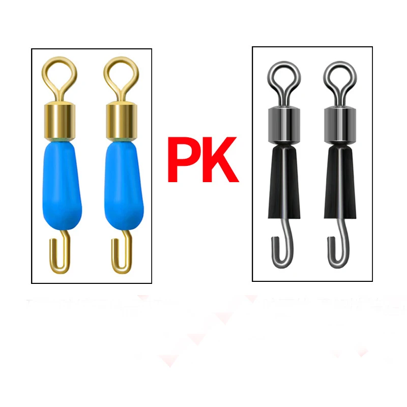 50pcs/ Box Bearing Swivel Fishing Hook Fast Connector Solid Rings Rolling Line Quick Link Carp Accessories | Спорт и развлечения
