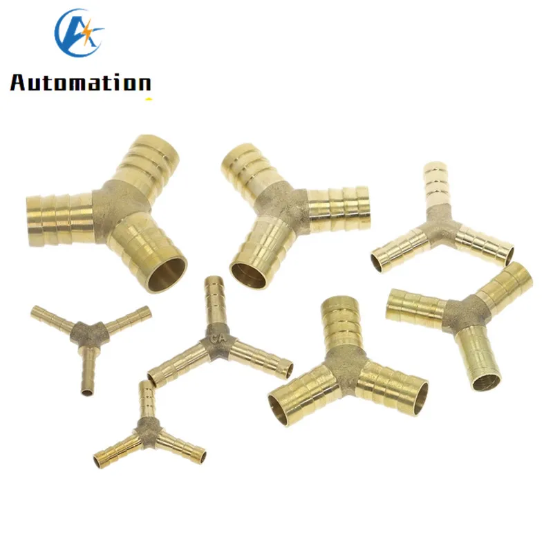 Латунный сращиватель фитинг для труб y образной формы 3 ходовой шлангный зажим 4
