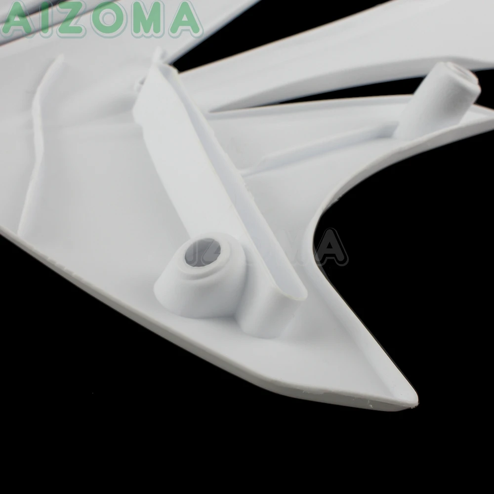 Внедорожный Кроссовый передний радиатор кожухи крышки для Honda CRF250R 2010-2013 белая эмаль бак охранники для Honda CRF450R 2009-2012