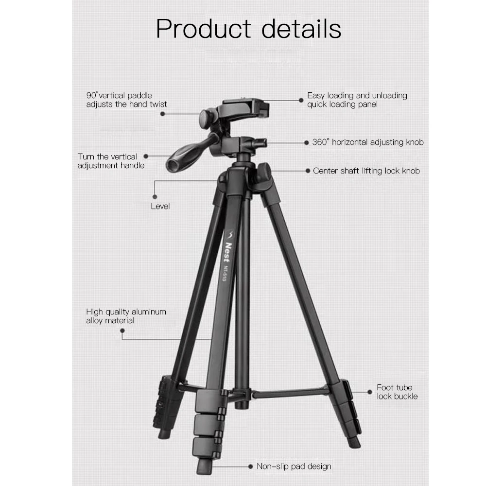 Универсальный Регулируемый Штатив с креплением на телефон выдвижной штатив для