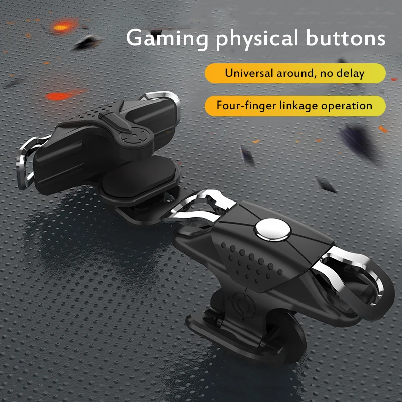 

The Car Households Are Two -port USB2.4A Travel Ca New Physics-Assisted Eating Chicken Artifact Metal Shooting Fire Button