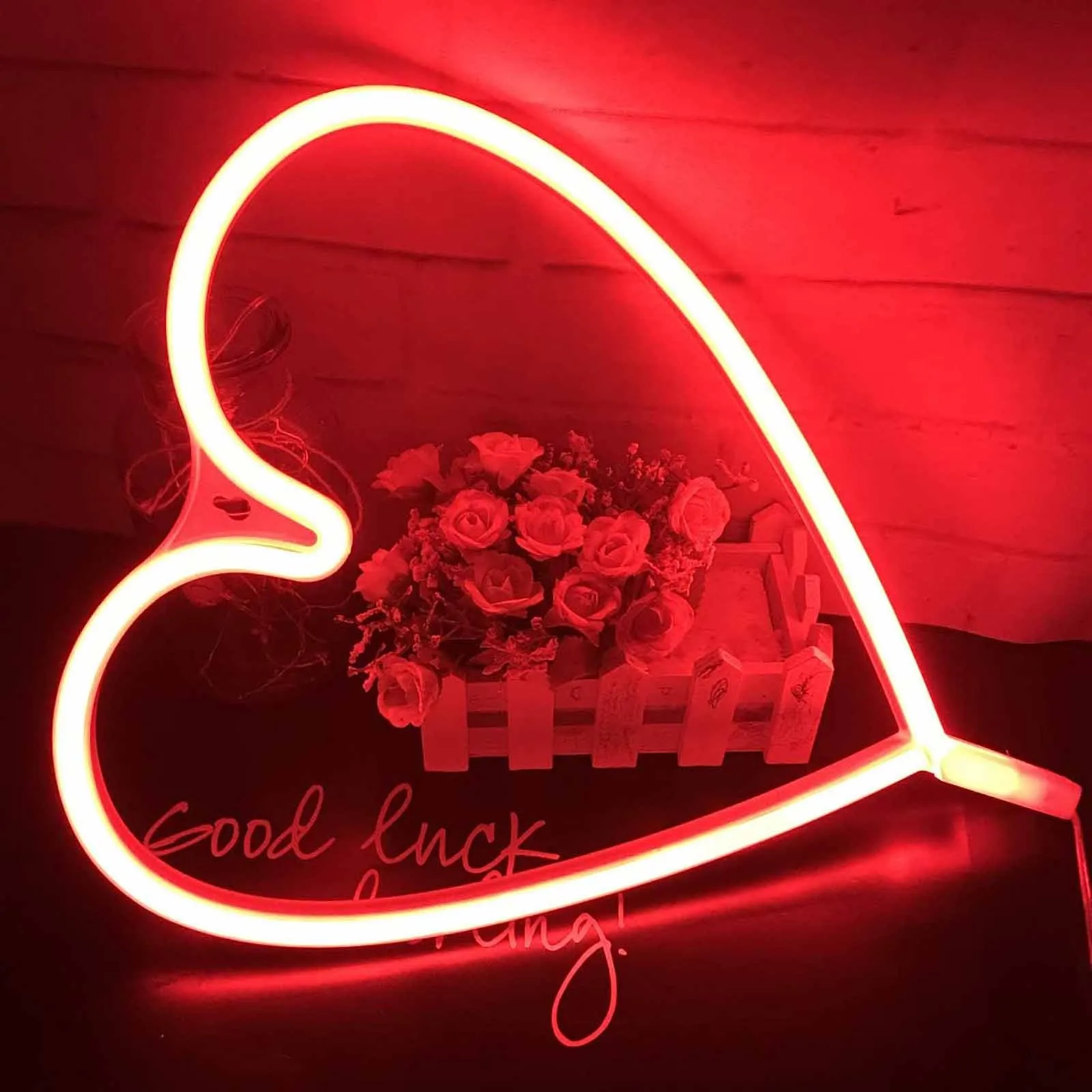 Светодиодная неоновая лампа светильник яркая вывеска ночной Светильник для губ