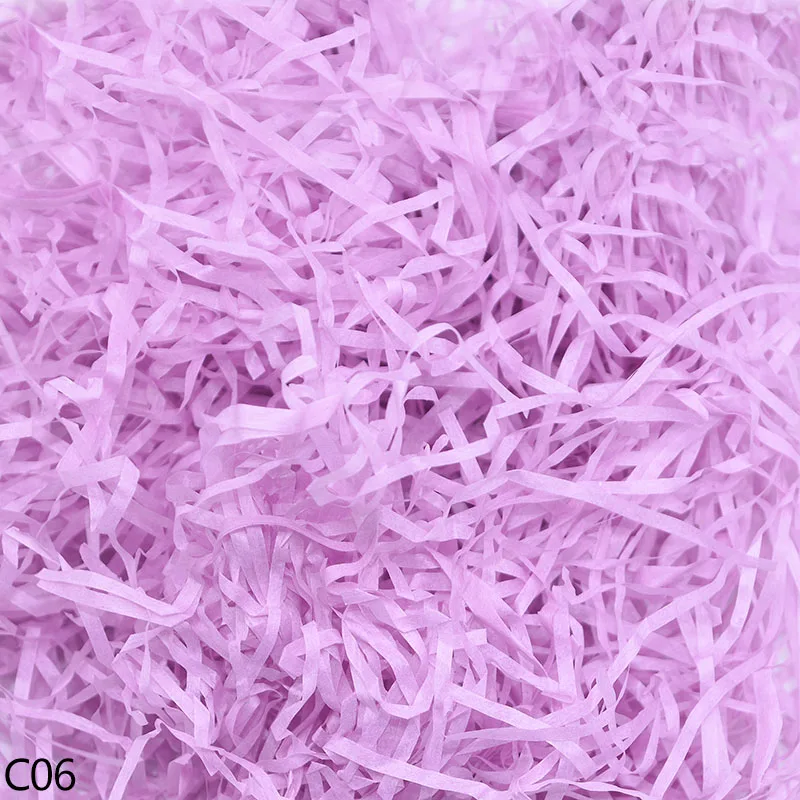 C06 50/100 г/пакет бумажная рафия нарезанная бумага конфетти Сделай Сам Подарочная коробка наполнитель материал Рождество Свадьба дом украшенная упаковка подарок - Цвет: C06