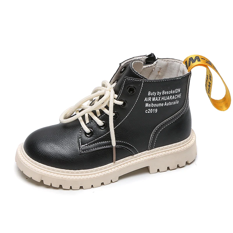 2019 детская обувь сезон осень зима новые ботинки средней высоты для девочек и