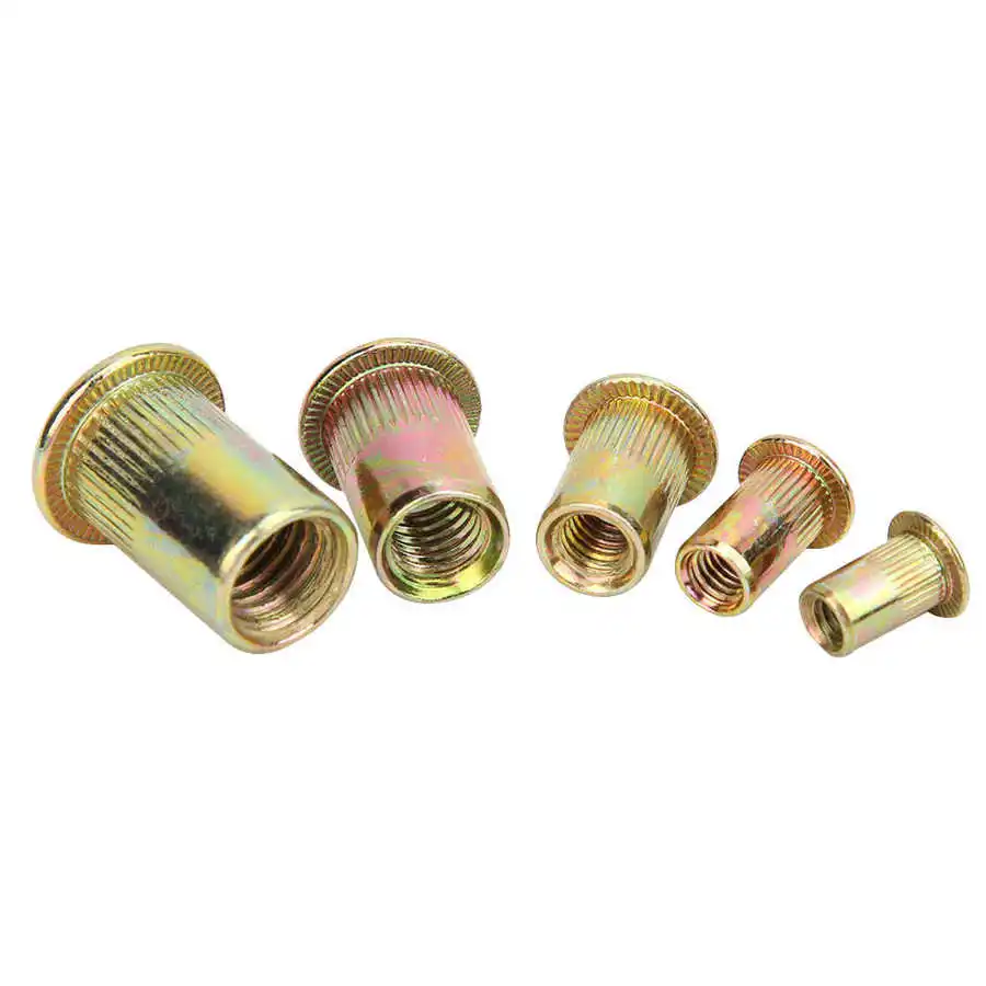 Набор заклепочных гаек заклепочные гайки 120 оцинкованные резьбовые плоские