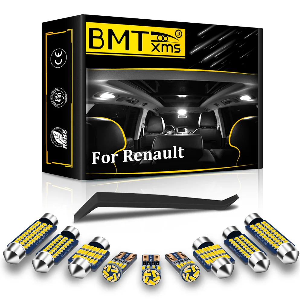BMTxms светодиодная интерьерная с Canbus светильник для Renault Clio Megane Grand Scenic эспас &quot на