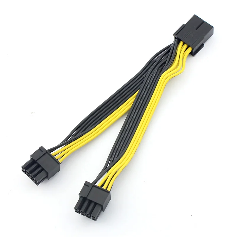 PCIe GPU 8pin на двойной молнии сплиттер Мощность Удлинительный кабель 8 Pin типа папа