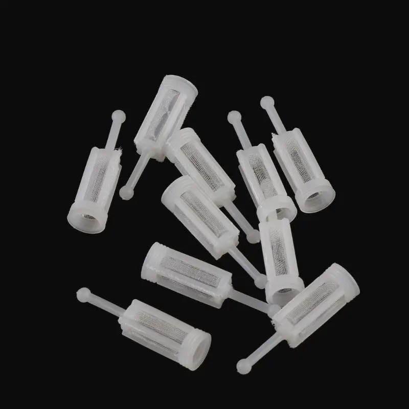 

10pcs Plastic Spray Gun Filter Gravity Type Sprayer Pot Diameter 11mm Total Length 38mm Reduce Clogging Adapt to the Majority of