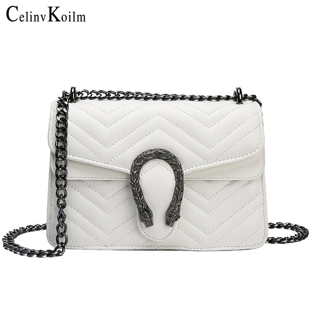 

CELINV KOILM Brand Women's Bag New Female Literary Single-Shoulder Bag Black Red Design Cross-Body Bag Trend Women Bag Bolsos