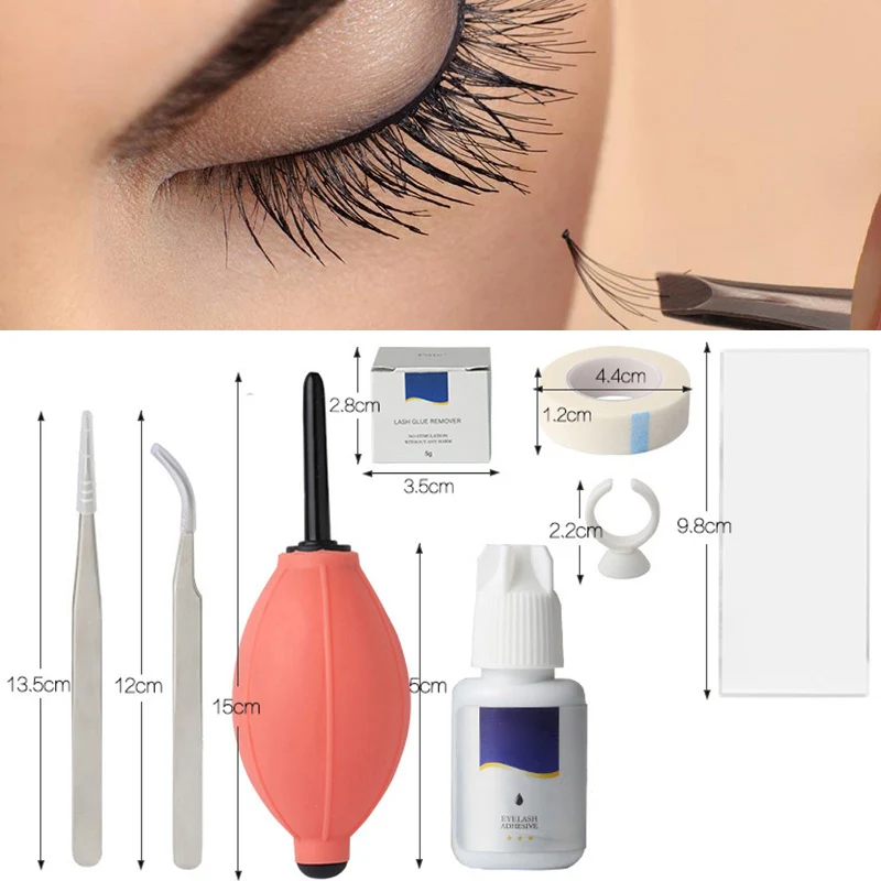 18 шт./компл. макияж костюм ресница для обучения Набор накладных ресниц