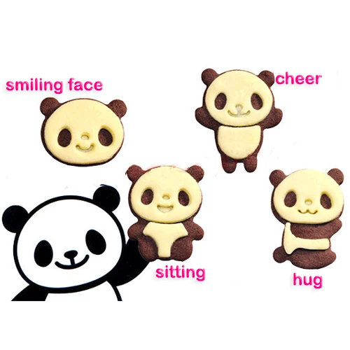 Мультяшная Милая панда нож для торта и печенья конфеты кухонные украшения форма