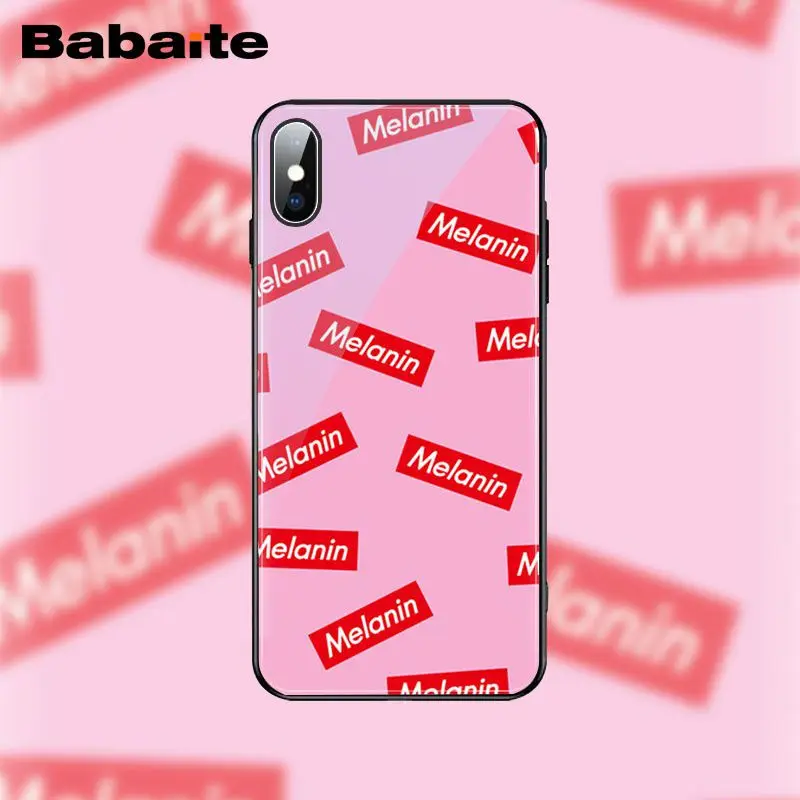 Черная оболочка Babaite Melanin Poppin Aba girl чехол для телефона чехлы из закаленного стекла
