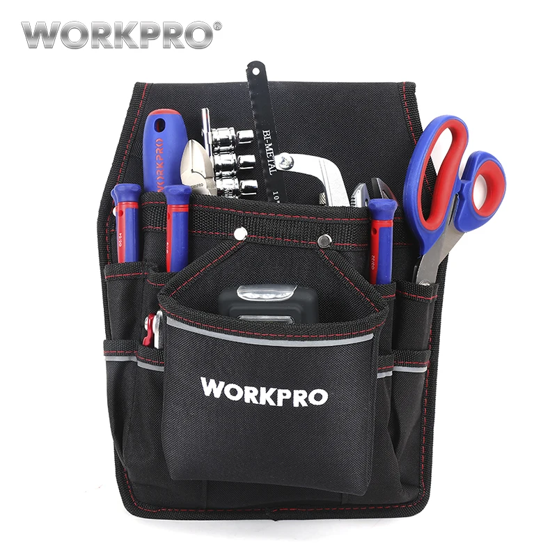 WORKPRO электрик поясная сумка для инструментов Наборы инструментов держатель с карманами(инструменты не включены