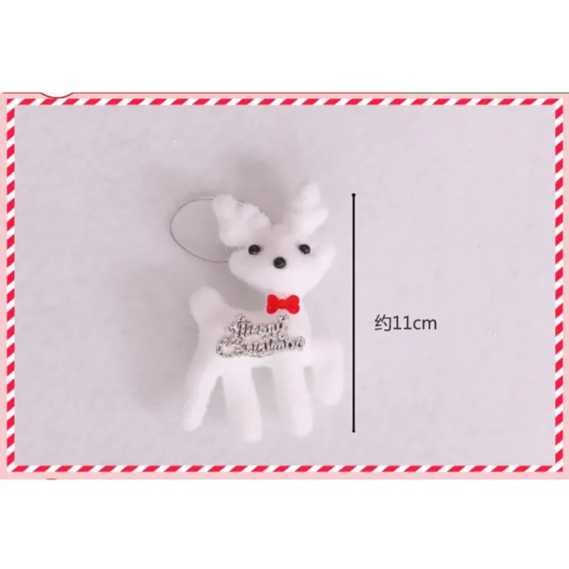 2 шт бытовые рождественские украшения из пенопласта в форме олененка подвесные