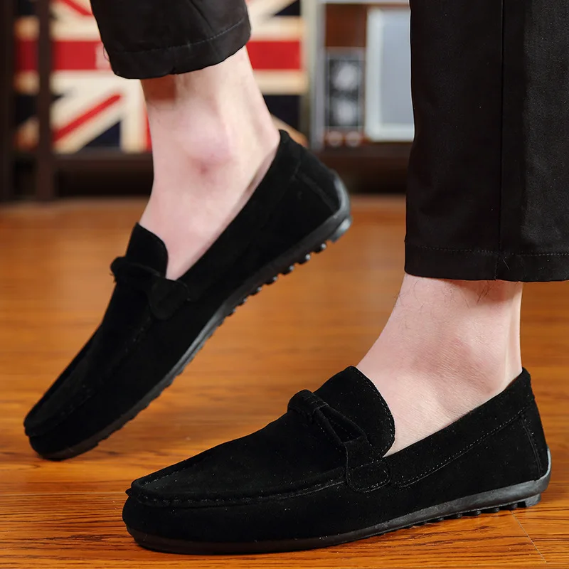 

Mens casual loafers shoes breathable light fabric fashion spring autumn leopard black gray blue flat cheap male shoes 458o